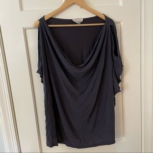 Anthropologie drape neck t-shirt